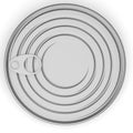 Food can from top Royalty Free Stock Photo