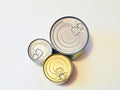 Food cans Royalty Free Stock Photo