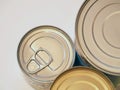 Food cans Royalty Free Stock Photo