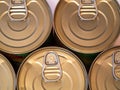 Food cans Royalty Free Stock Photo