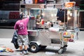 Food cart in Manhattan