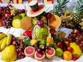 Food carving fruits Royalty Free Stock Photo