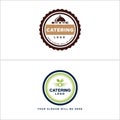 Food catering restaurant logo design