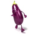 Food character - aubergine