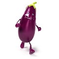 Food character - aubergine