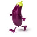 Food character - aubergine