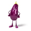 Food character - aubergine