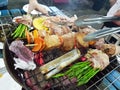 Food-Charcoal Barbecue