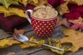 Food : Close up of fresh, homemade apple and blackberry crumble. 5 Royalty Free Stock Photo