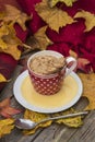 Food : Close up of fresh, homemade apple and blackberry crumble. 6 Royalty Free Stock Photo