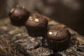 Food : Close up of luxury, small cupcakes. 16