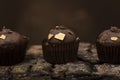 Food : Close up of luxury, small cupcakes. 18