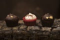 Food : Close up of luxury, small cupcakes. 19