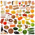 Food collection Royalty Free Stock Photo