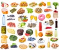 Food collection Royalty Free Stock Photo