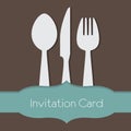 Food Concept Invitation Card