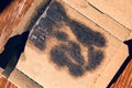 Food contaminated nonrecyclable cardboard pizza box