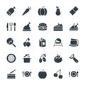 Food Cool Vector Icons 4 Royalty Free Stock Photo