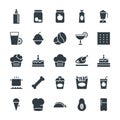 Food Cool Vector Icons 9 Royalty Free Stock Photo