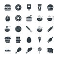 Food Cool Vector Icons 1 Royalty Free Stock Photo