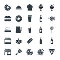 Food Cool Vector Icons 2 Royalty Free Stock Photo