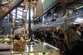 Food corners inside the historic San Lorenzo market
