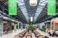 The food court inside the EPIC inmigration Center in Dublin, Ireland