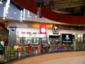 Food court at a shopping mall in Noida Delhi