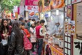 Food court of Yuexiu Guangfu temple fair Royalty Free Stock Photo