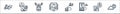 Food delivery line icons. linear set. quality vector line set such as hours, calendar, gps, location, order, drone, food
