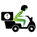 Food Delivery Scooter