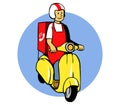 Food Delivery Scooter