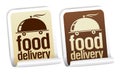 Food delivery stickers.