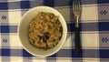 Food dish: risotto in an Italian restaurant