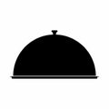 Food dome silhouette