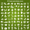 81 Food and Drinks icons