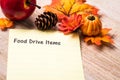 Food Drive concept Royalty Free Stock Photo