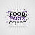 Food fact for cover article delicious recipes and restaurant dinner menu