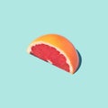 Food fashion food concept with grapefruit