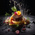 A Delectable Portrayal of Gourmet Artistry Paired with the Finest Beverage for Food Enthusiasts