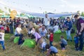 Kids' playground at a food festival 