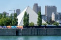 Food festival and port activity in Montreal