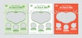 Food flyer template design for restaurant and fast food shop
