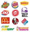 Food franchises logo collection