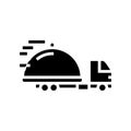 food free shipping glyph icon vector illustration Royalty Free Stock Photo