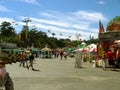 Food Stalls Towards The Palms Stage, Los Angeles County Fair, Fairplex, Pomona, California Royalty Free Stock Photo