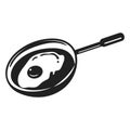Food griddle icon, simple style