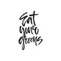 Food handdrawn lettering