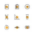 food, health , nutrious , healthy , eps icons set vector