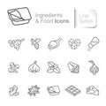 Ingredient & food related icons